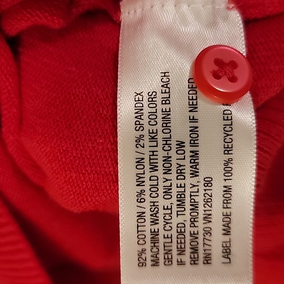 Merona Women's Red Sweater with Christmas Ornaments - Picture 7 of 7